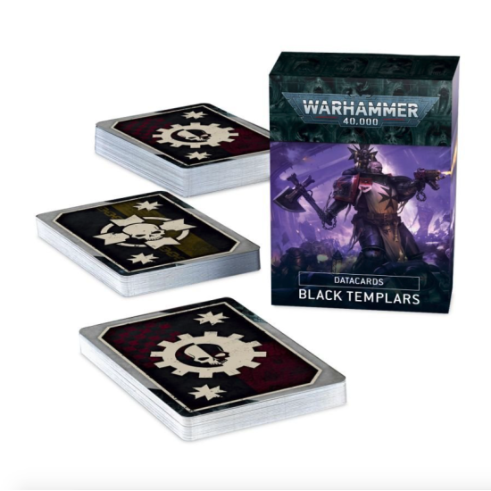 Warhammer 40000: DATACARDS BLACK TEMPLARS  (ENGLISH)